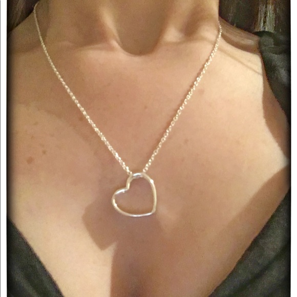 1 left! Sterling Silver Heart Necklace - Picture 3 of 3
